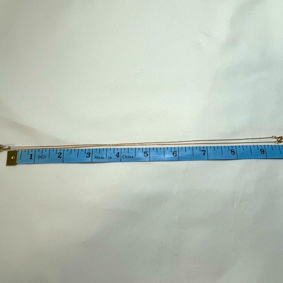 10K Gold Cluster Diamond Infinity Necklace - Picture 8 of 10